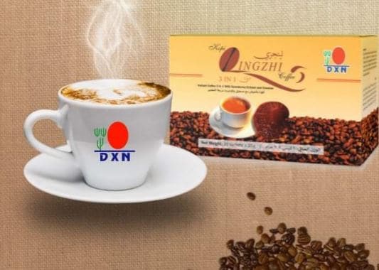 قهوة لينجزي 3 في 1 من dxn
